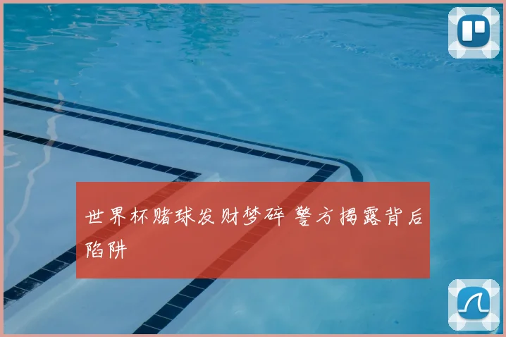 世界杯赌球发财梦碎 警方揭露背后陷阱